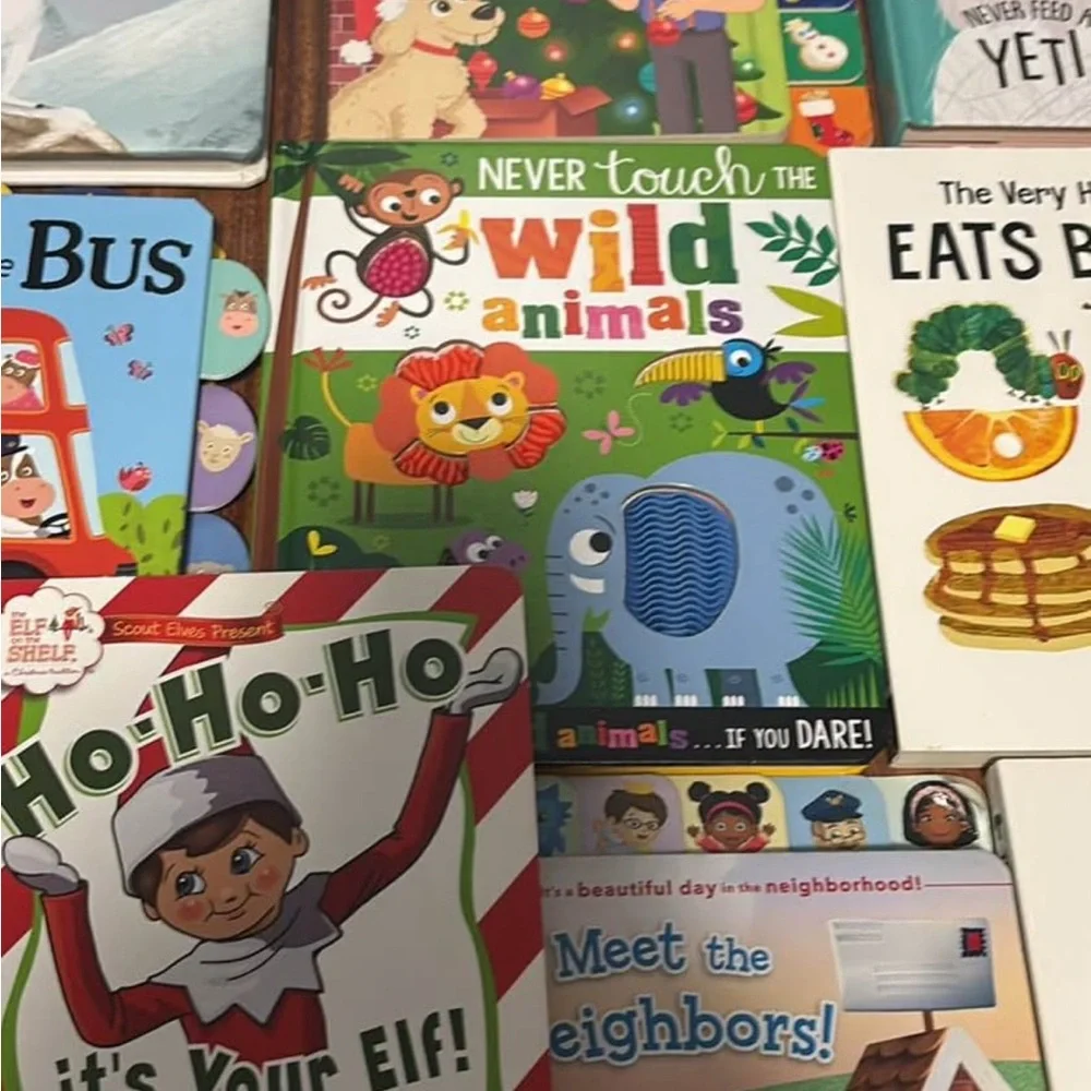 10-book bundle Children's boardBook Collection touch and feel activity book